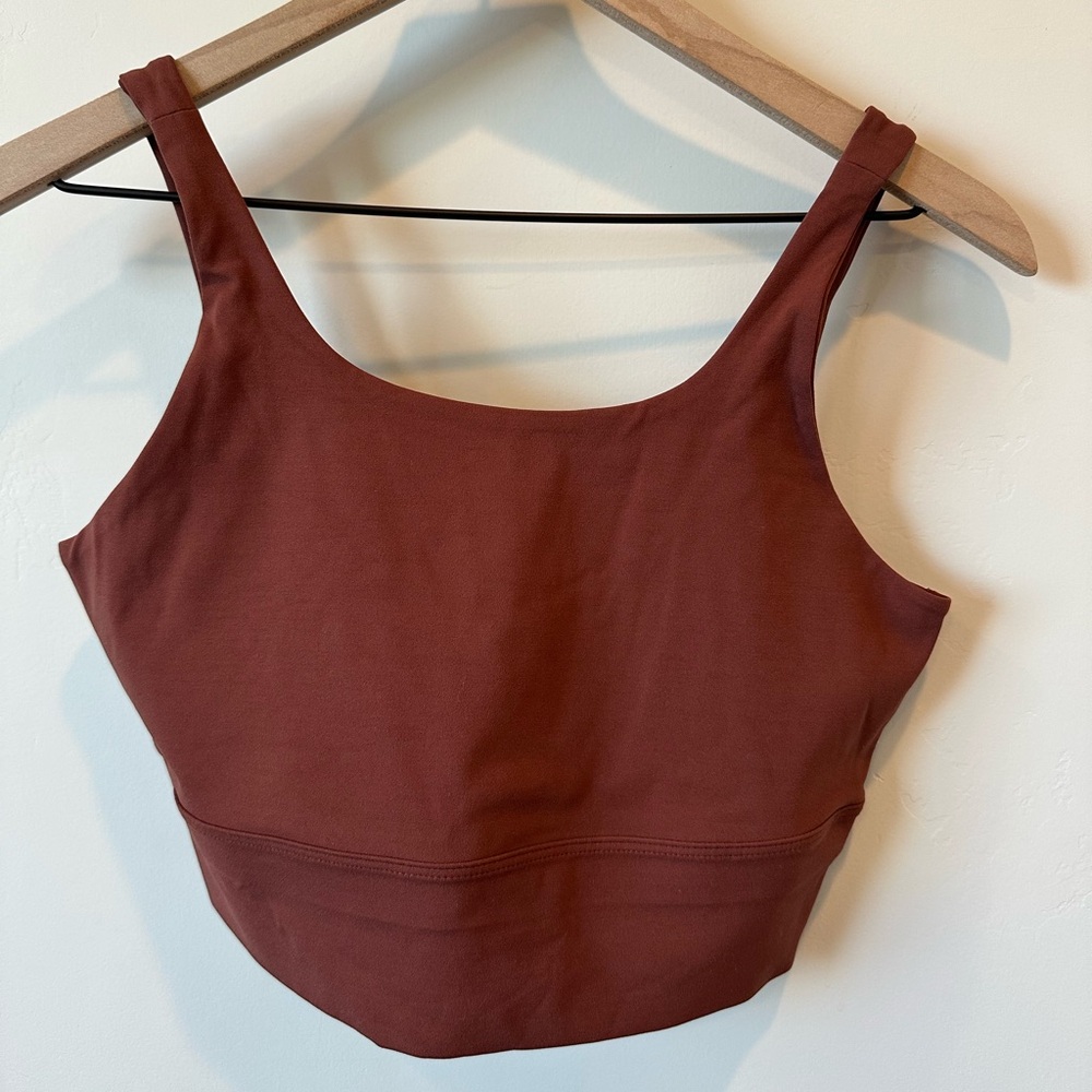 Women’s Nike Rust Sports Bra / Crop Tank Top